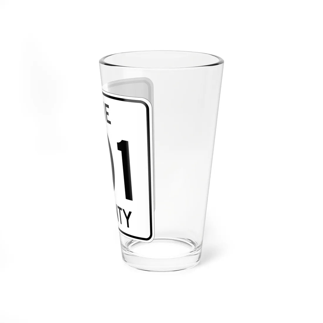 Pine County Route 101 MN (Minnesota) (Road Sign) Pint Glass 16oz - Go Mug Yourself