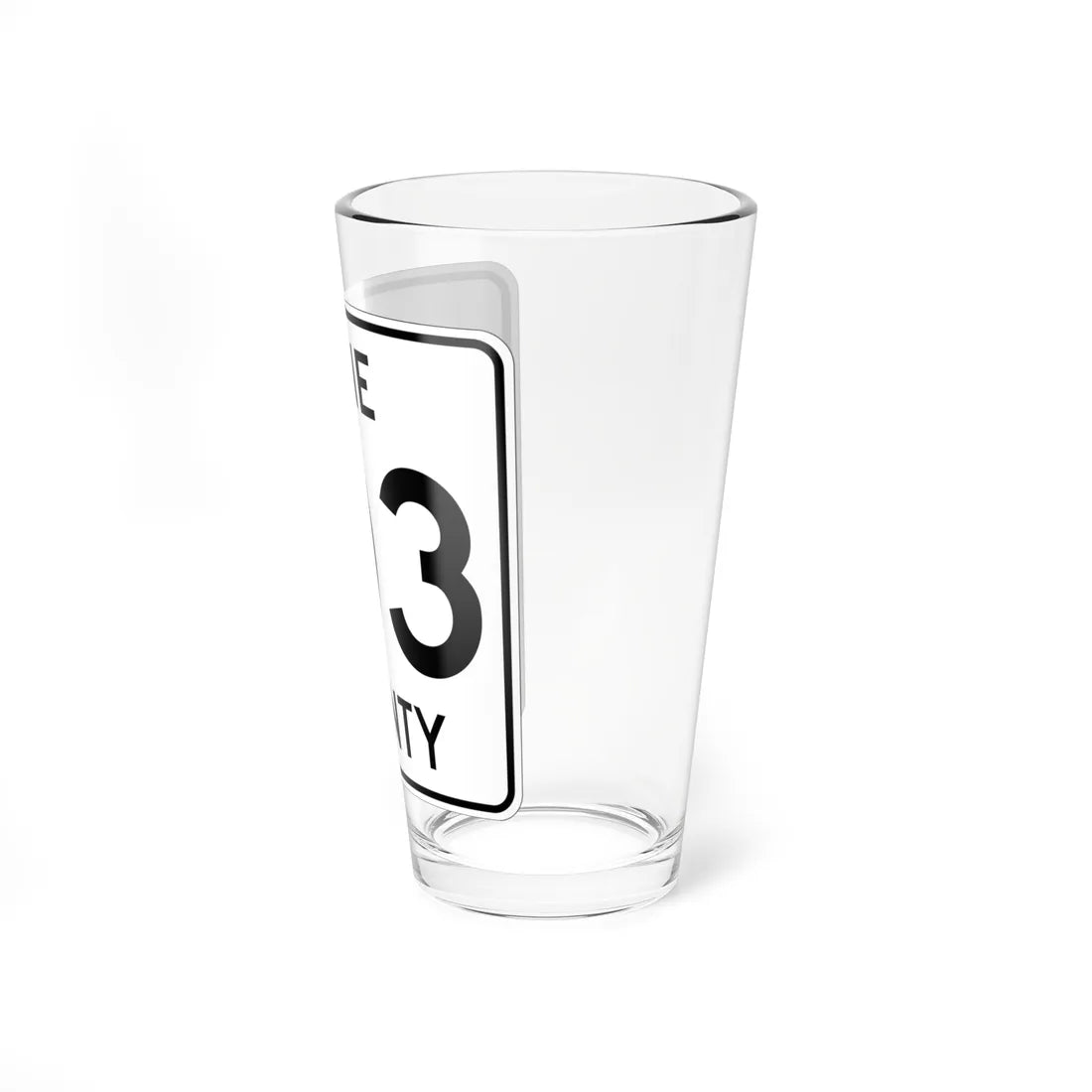 Pine County Route 103 MN (Minnesota) (Road Sign) Pint Glass 16oz - Go Mug Yourself