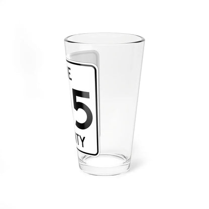 Pine County Route 105 MN (Minnesota) (Road Sign) Pint Glass 16oz - Go Mug Yourself