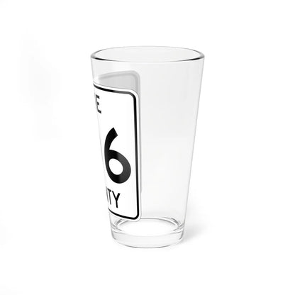Pine County Route 106 MN (Minnesota) (Road Sign) Pint Glass 16oz - Go Mug Yourself
