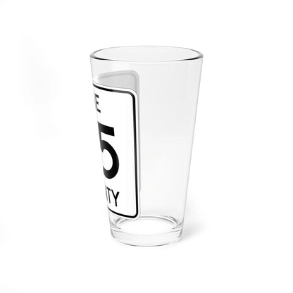 Pine County Route 115 MN (Minnesota) (Road Sign) Pint Glass 16oz - Go Mug Yourself