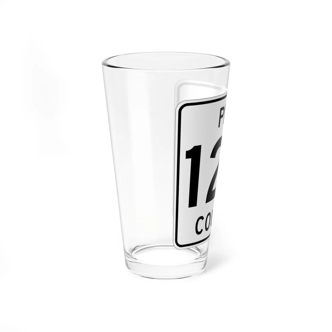Pine County Route 120 MN (Minnesota) (Road Sign) Pint Glass 16oz - Go Mug Yourself