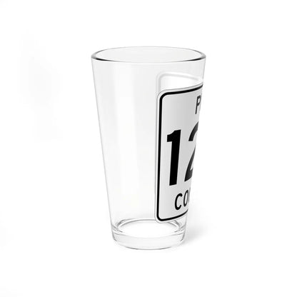 Pine County Route 126 MN (Minnesota) (Road Sign) Pint Glass 16oz - Go Mug Yourself