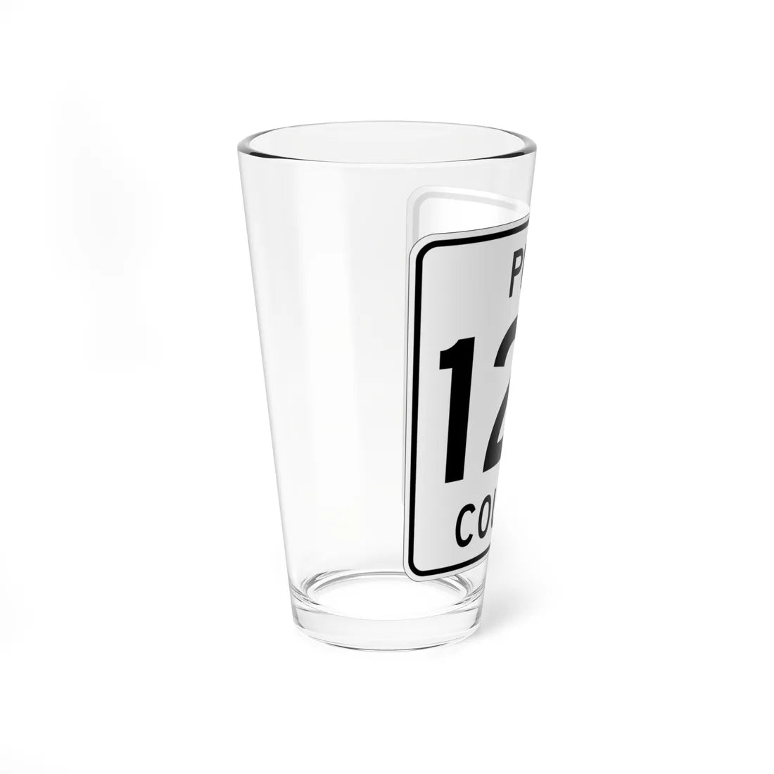 Pine County Route 127 MN (Minnesota) (Road Sign) Pint Glass 16oz - Go Mug Yourself