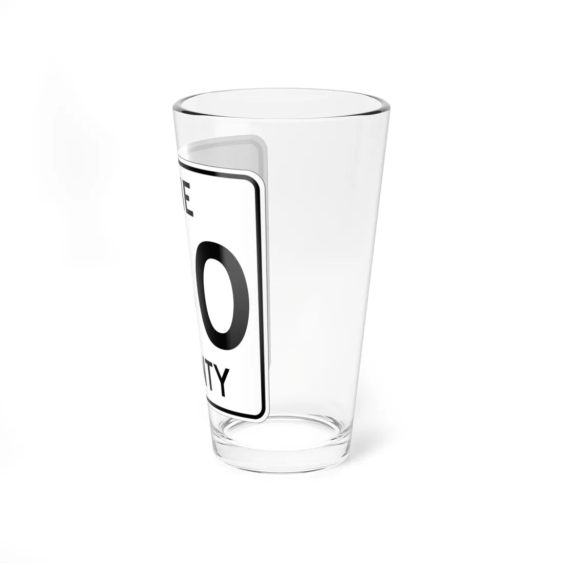 Pine County Route 140 MN (Minnesota) (Road Sign) Pint Glass 16oz - Go Mug Yourself