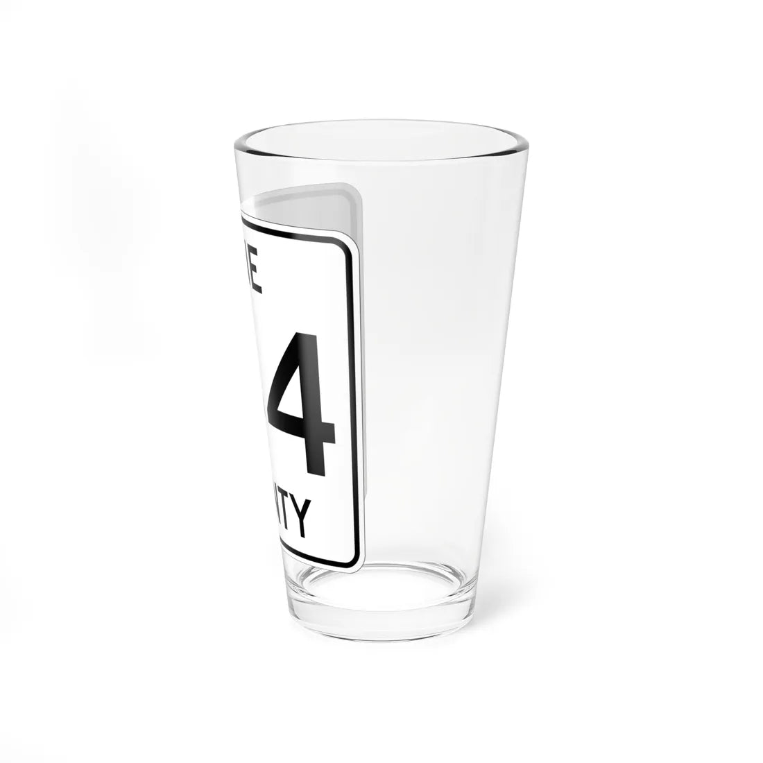 Pine County Route 144 MN (Minnesota) (Road Sign) Pint Glass 16oz - Go Mug Yourself