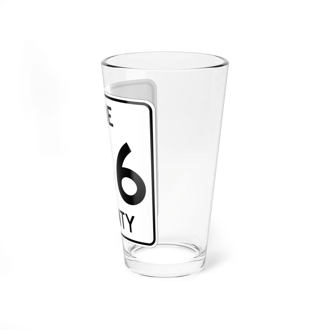 Pine County Route 146 MN (Minnesota) (Road Sign) Pint Glass 16oz - Go Mug Yourself