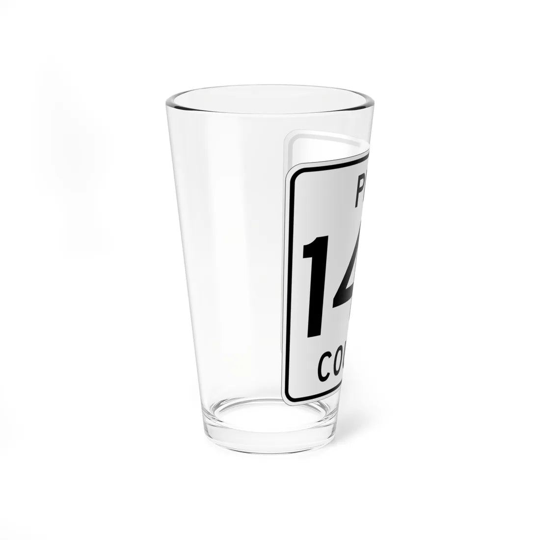 Pine County Route 146 MN (Minnesota) (Road Sign) Pint Glass 16oz - Go Mug Yourself