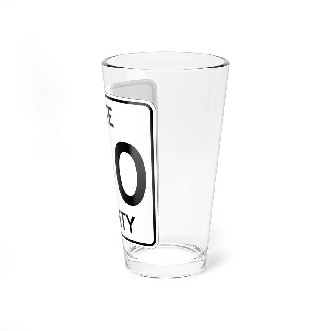 Pine County Route 150 MN (Minnesota) (Road Sign) Pint Glass 16oz - Go Mug Yourself