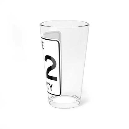 Pine County Route 152 MN (Minnesota) (Road Sign) Pint Glass 16oz - Go Mug Yourself