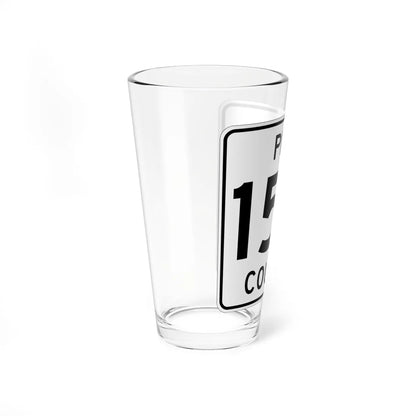 Pine County Route 154 MN (Minnesota) (Road Sign) Pint Glass 16oz - Go Mug Yourself