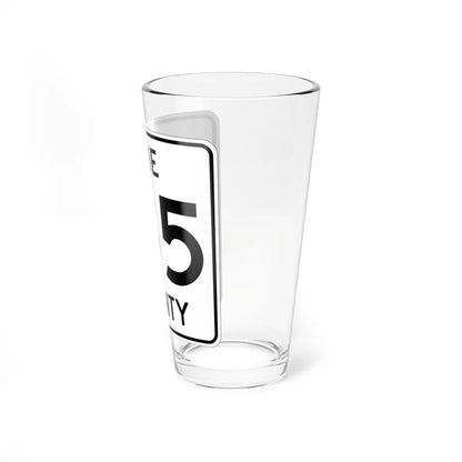Pine County Route 155 MN (Minnesota) (Road Sign) Pint Glass 16oz - Go Mug Yourself