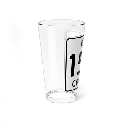 Pine County Route 157 MN (Minnesota) (Road Sign) Pint Glass 16oz - Go Mug Yourself