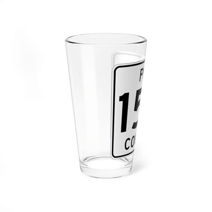 Pine County Route 159 MN (Minnesota) (Road Sign) Pint Glass 16oz - Go Mug Yourself