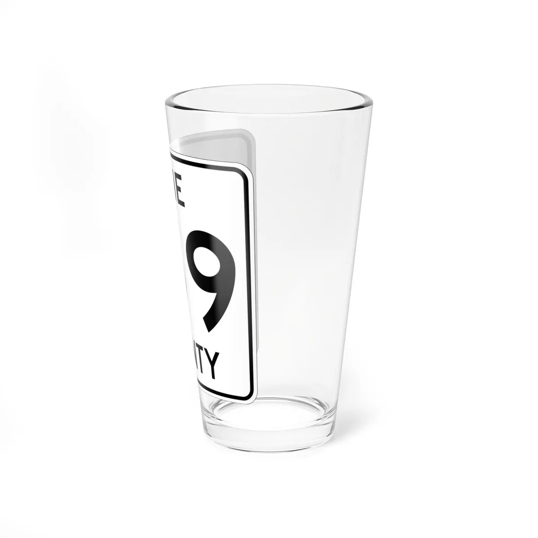 Pine County Route 159 MN (Minnesota) (Road Sign) Pint Glass 16oz - Go Mug Yourself