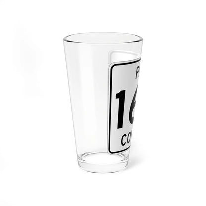 Pine County Route 162 MN (Minnesota) (Road Sign) Pint Glass 16oz - Go Mug Yourself