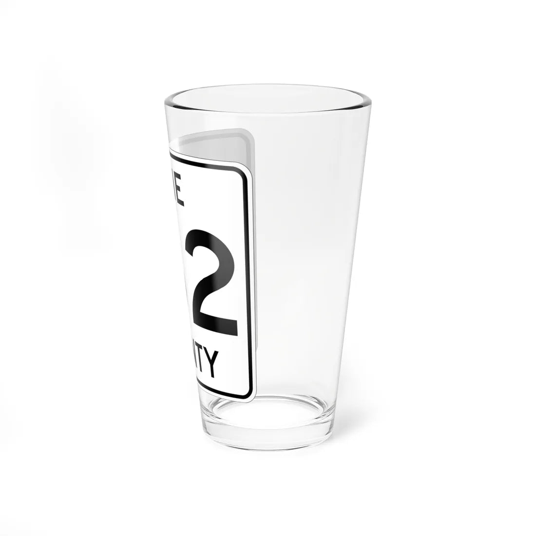 Pine County Route 162 MN (Minnesota) (Road Sign) Pint Glass 16oz - Go Mug Yourself