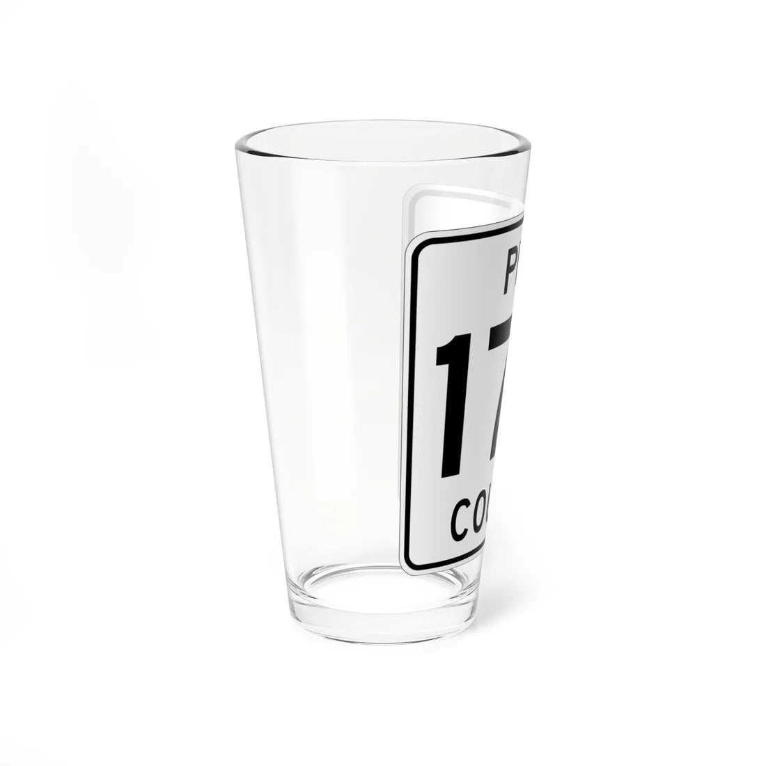 Pine County Route 173 MN (Minnesota) (Road Sign) Pint Glass 16oz - Go Mug Yourself