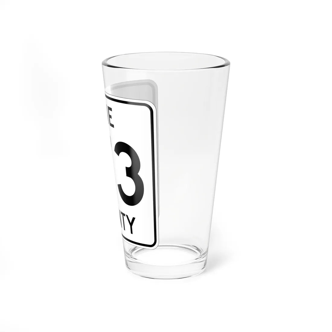 Pine County Route 173 MN (Minnesota) (Road Sign) Pint Glass 16oz - Go Mug Yourself