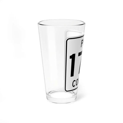 Pine County Route 174 MN (Minnesota) (Road Sign) Pint Glass 16oz - Go Mug Yourself