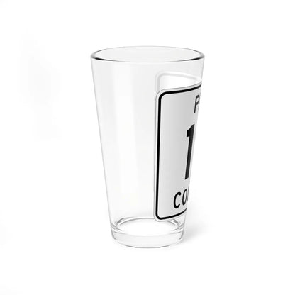 Pine County Route 19 MN (Minnesota) (Road Sign) Pint Glass 16oz - Go Mug Yourself