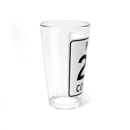 Pine County Route 29 MN (Minnesota) (Road Sign) Pint Glass 16oz - Go Mug Yourself