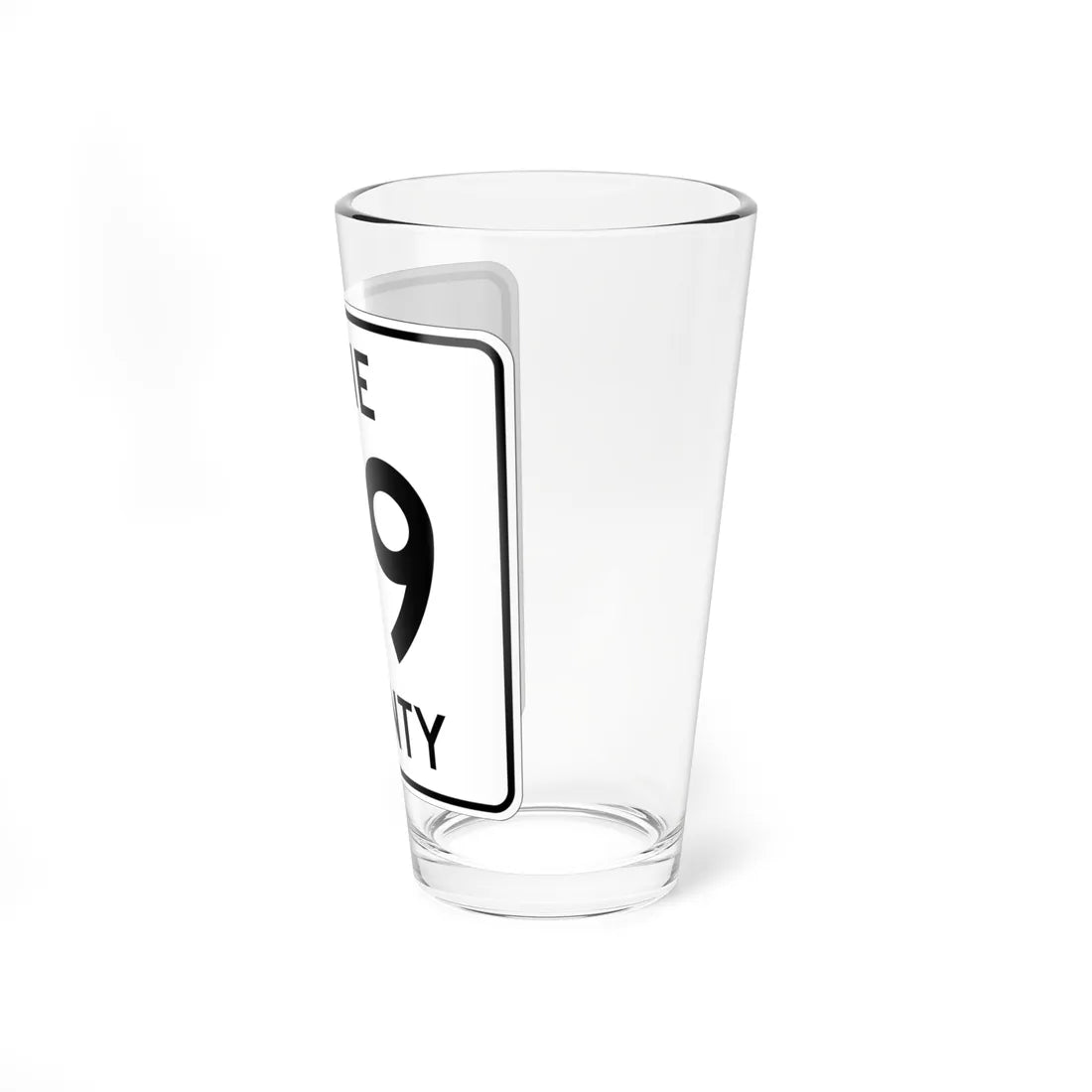 Pine County Route 29 MN (Minnesota) (Road Sign) Pint Glass 16oz - Go Mug Yourself