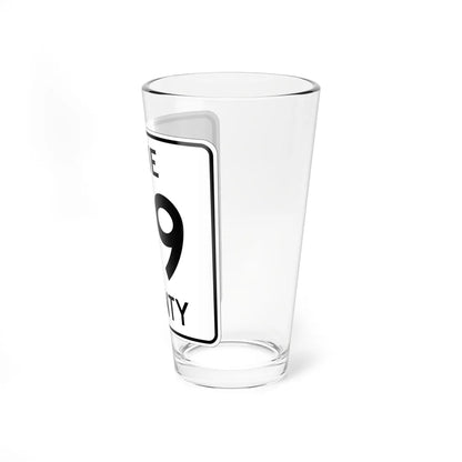 Pine County Route 29 MN (Minnesota) (Road Sign) Pint Glass 16oz - Go Mug Yourself