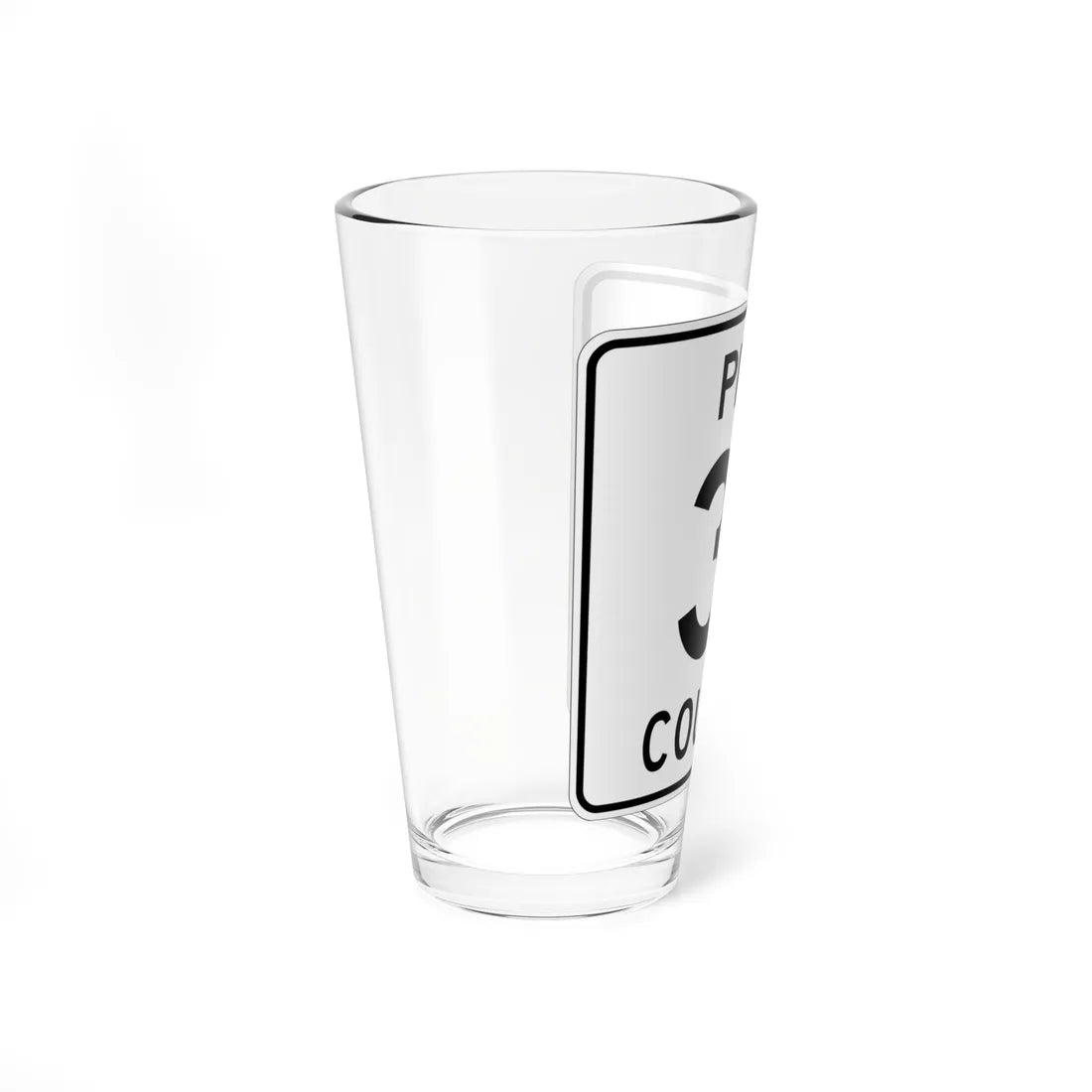 Pine County Route 31 MN (Minnesota) (Road Sign) Pint Glass 16oz - Go Mug Yourself