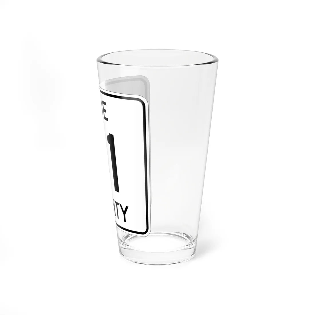 Pine County Route 31 MN (Minnesota) (Road Sign) Pint Glass 16oz - Go Mug Yourself