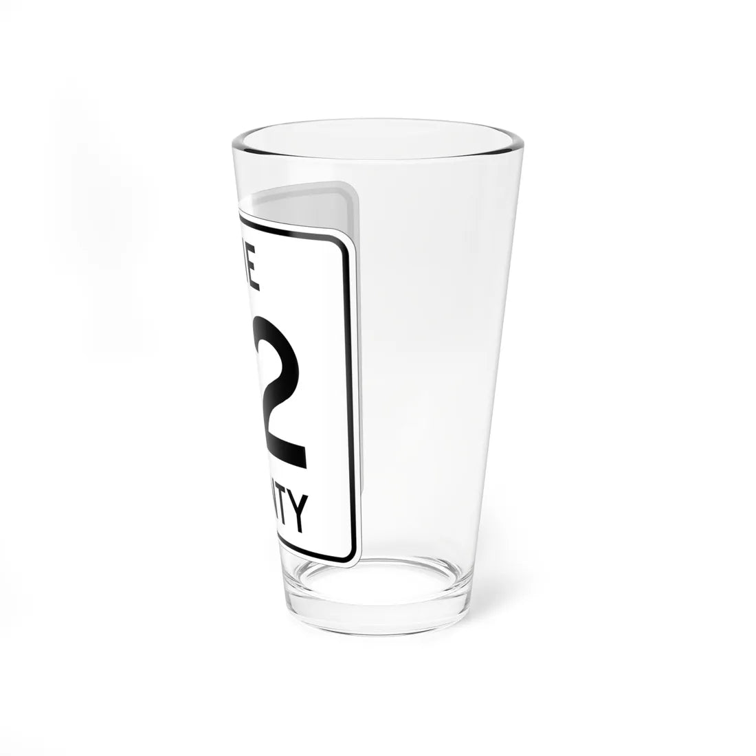 Pine County Route 32 MN (Minnesota) (Road Sign) Pint Glass 16oz - Go Mug Yourself