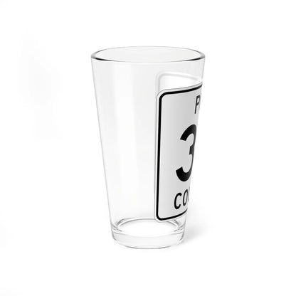 Pine County Route 36 MN (Minnesota) (Road Sign) Pint Glass 16oz - Go Mug Yourself