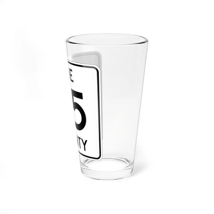 Pine County Route 45 MN (Minnesota) (Road Sign) Pint Glass 16oz - Go Mug Yourself
