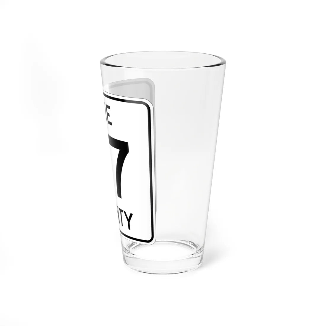 Pine County Route 47 MN (Minnesota) (Road Sign) Pint Glass 16oz - Go Mug Yourself