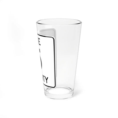 Pine County Route 5 MN (Minnesota) (Road Sign) Pint Glass 16oz - Go Mug Yourself
