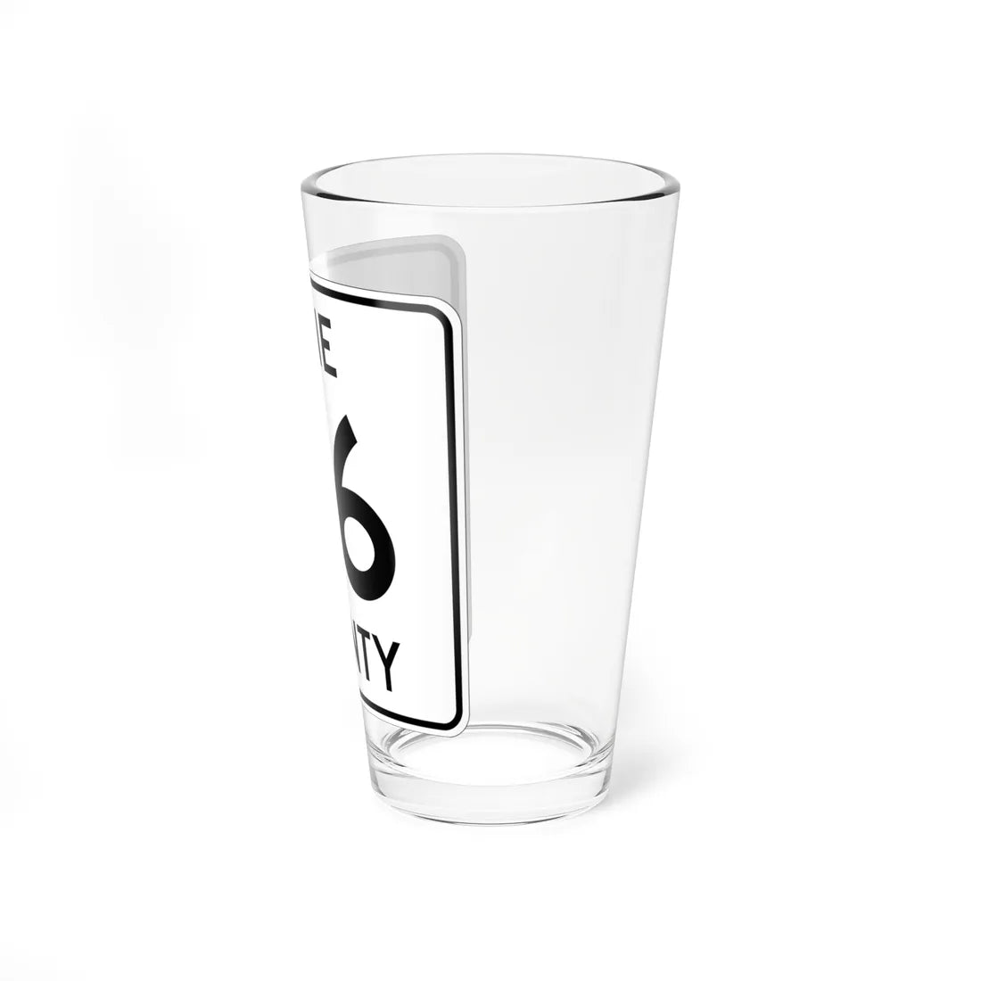 Pine County Route 56 MN (Minnesota) (Road Sign) Pint Glass 16oz - Go Mug Yourself