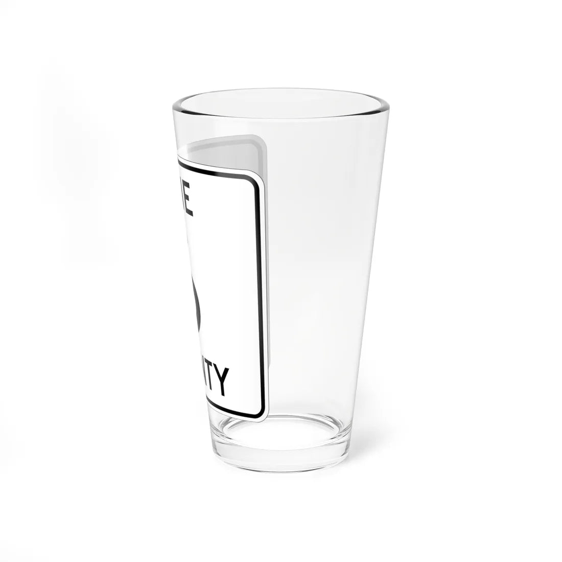 Pine County Route 6 MN (Minnesota) (Road Sign) Pint Glass 16oz - Go Mug Yourself