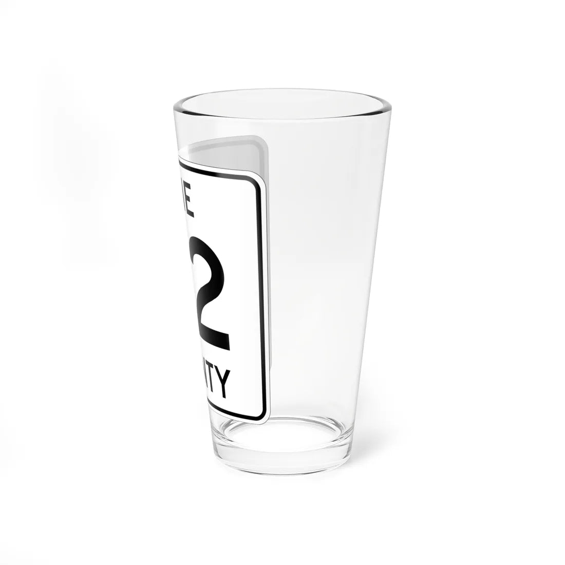 Pine County Route 62 MN (Minnesota) (Road Sign) Pint Glass 16oz - Go Mug Yourself