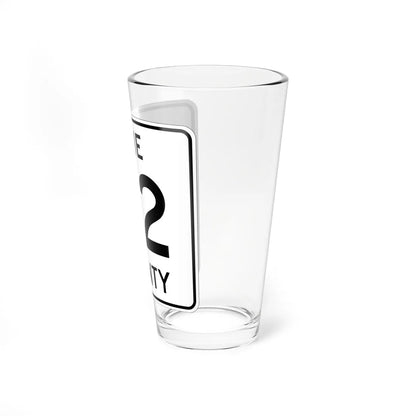 Pine County Route 62 MN (Minnesota) (Road Sign) Pint Glass 16oz - Go Mug Yourself