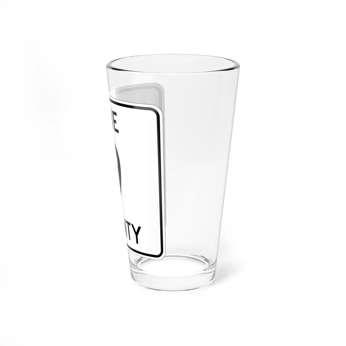 Pine County Route 9 MN (Minnesota) (Road Sign) Pint Glass 16oz - Go Mug Yourself