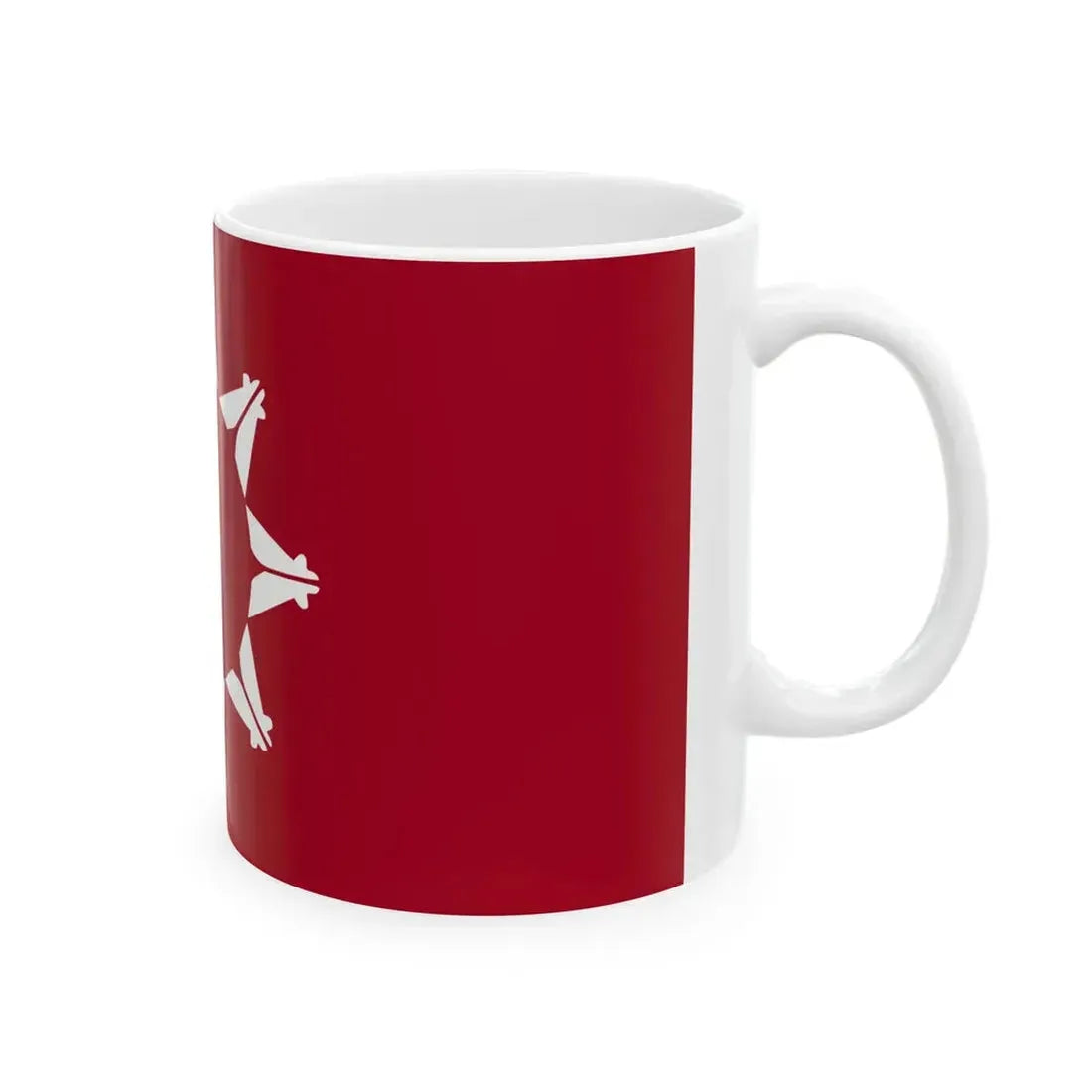Pine Ridge Flag (United States) White Coffee Mug - Go Mug Yourself