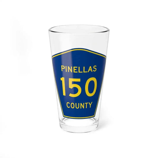 Pinellas County 150 (Florida) (Road Sign) Pint Glass 16oz 16oz - Go Mug Yourself