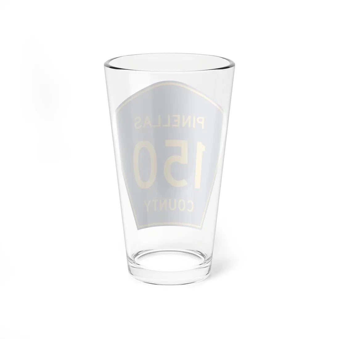 Pinellas County Route 150 FL (Florida) (Road Sign) Pint Glass 16oz - Go Mug Yourself