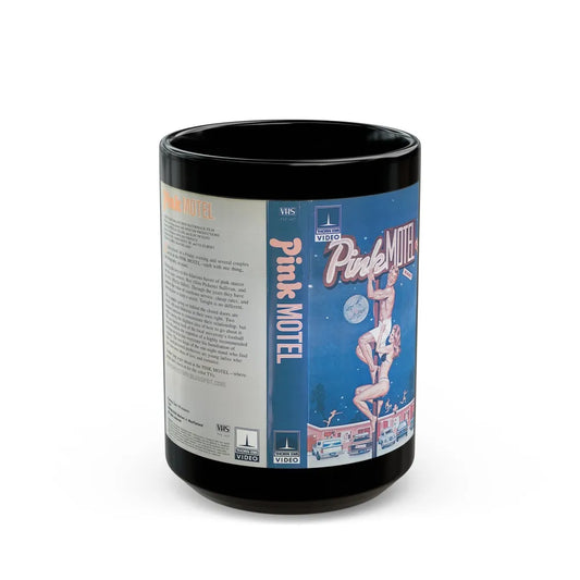 PINK MOTEL (VHS COVER) - Black Coffee Mug-15oz-Go Mug Yourself