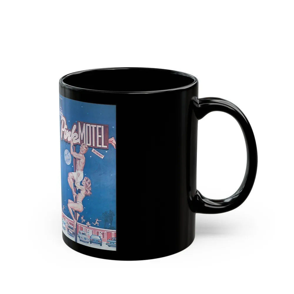 PINK MOTEL (VHS COVER) - Black Coffee Mug-Go Mug Yourself