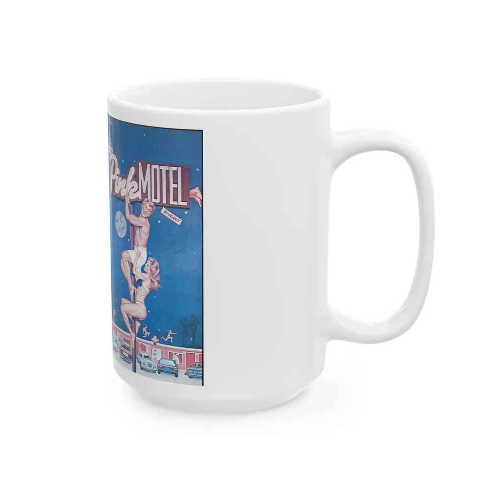 PINK MOTEL (VHS COVER) - White Coffee Mug-Go Mug Yourself