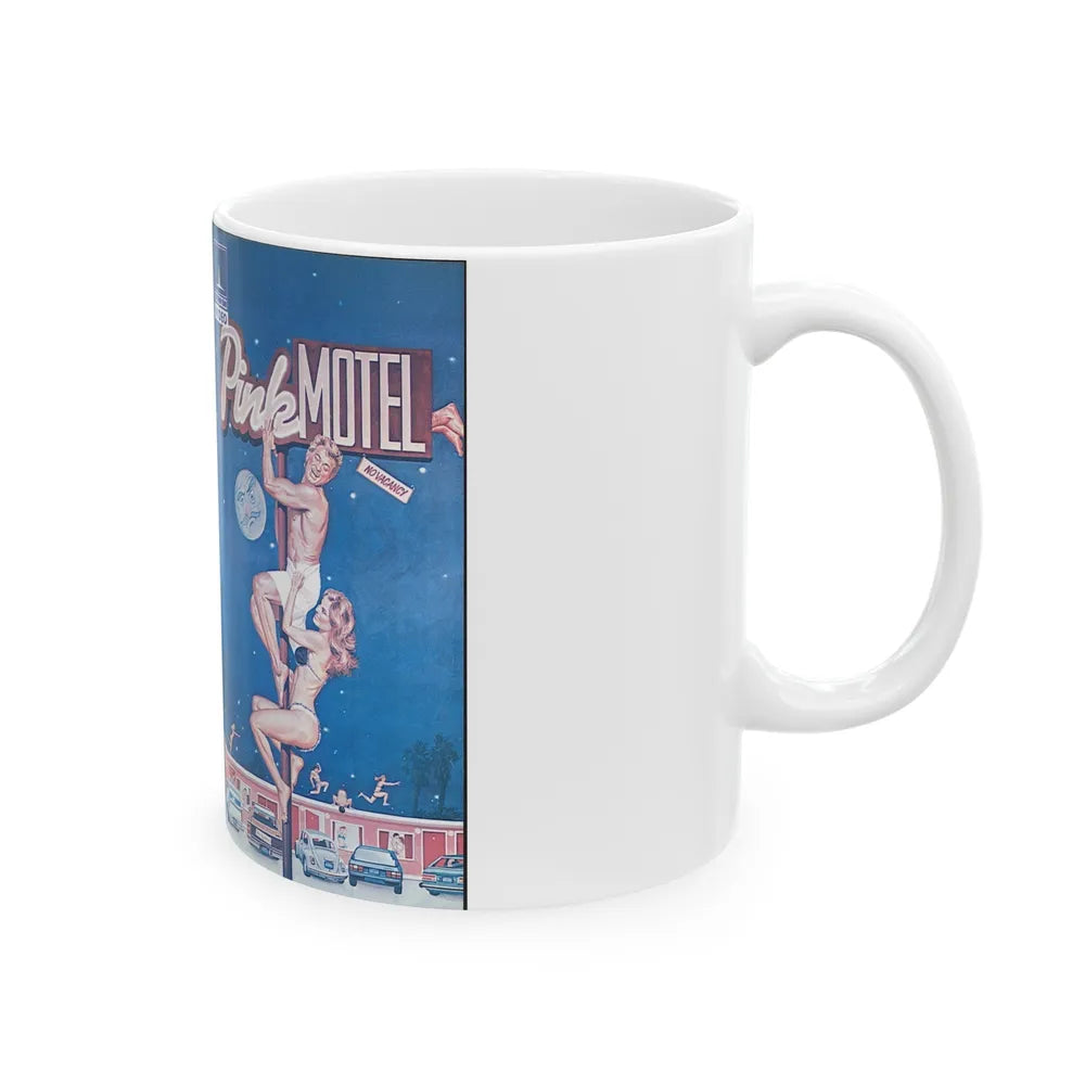 PINK MOTEL (VHS COVER) - White Coffee Mug-Go Mug Yourself