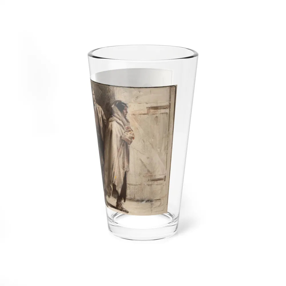 Pioneer Conflict, 1919 (Magazine Illustration) Pint Glass 16oz-Go Mug Yourself