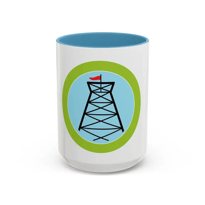 Pioneering (Boy Scout Merit Badge) Accent Coffee Mug 15oz Light Blue - Go Mug Yourself