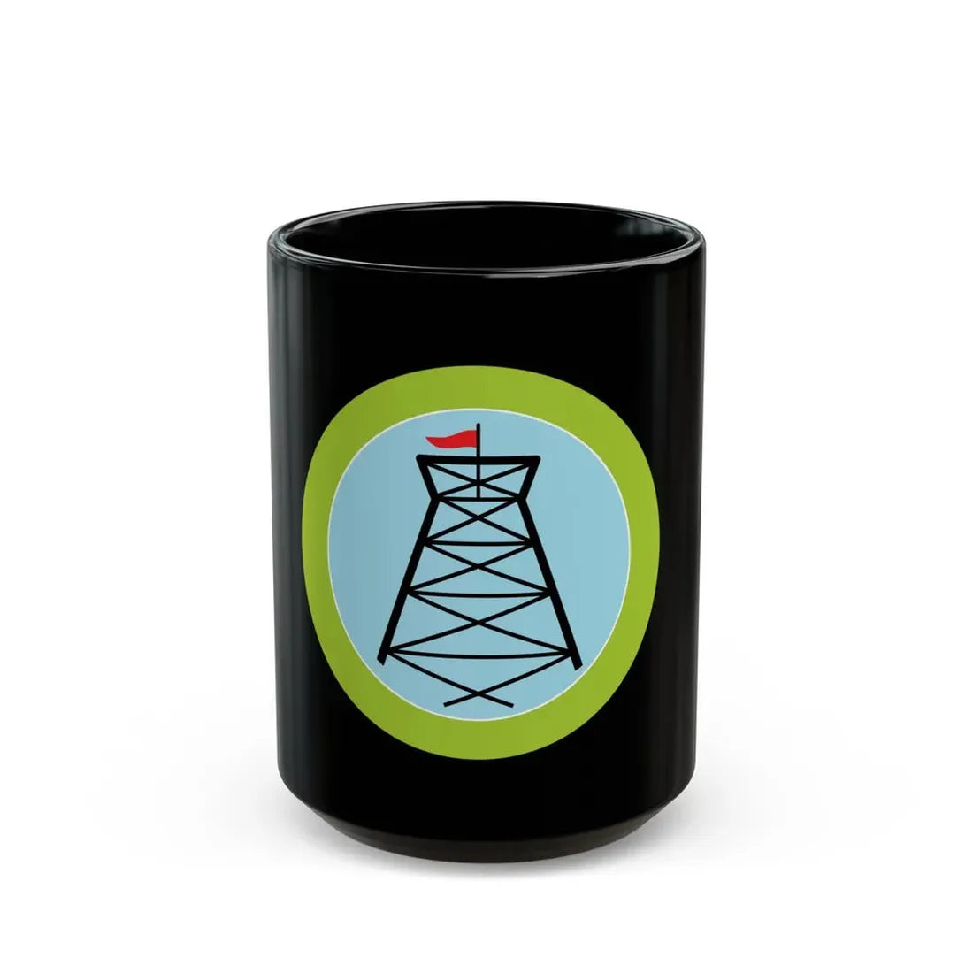 Pioneering (Boy Scout Merit Badge) Black Coffee Mug 15oz - Go Mug Yourself
